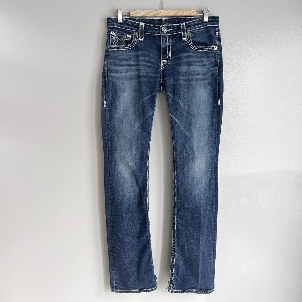 Big Star Vintage Collection Liv Slim Boot Jeans Flap Pockets Size 30 L *note